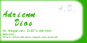 adrienn dios business card